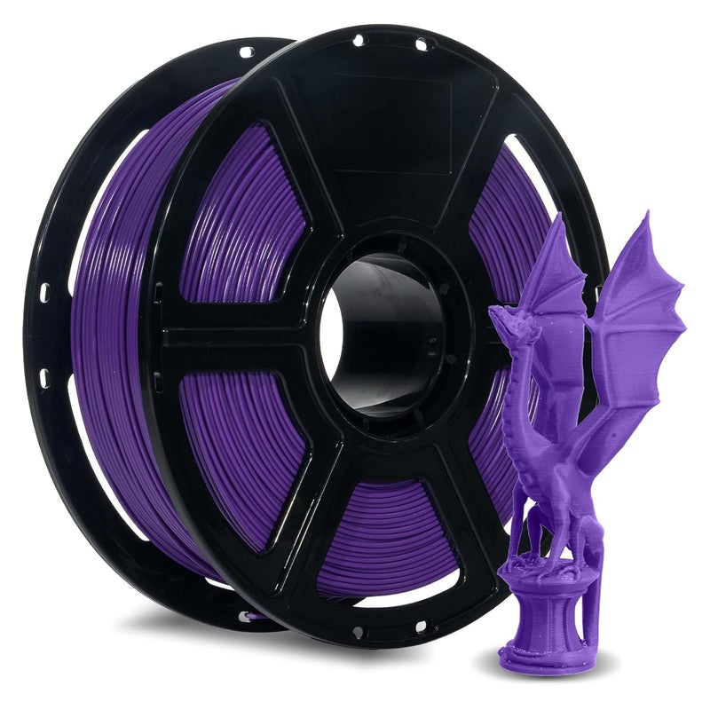 FLASHFORGE Rapid PLA Filament 1.75mm Purple, 500mm/s High Speed Printing, 3D Printer Filament 1kg Spool, Dimensional Accuracy +/- 0.02mm, Enjoy Exceptional Print Quality - Image 1